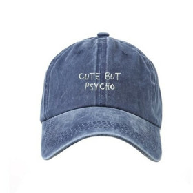 Cute But Psycho Yıkamalı Şapka
